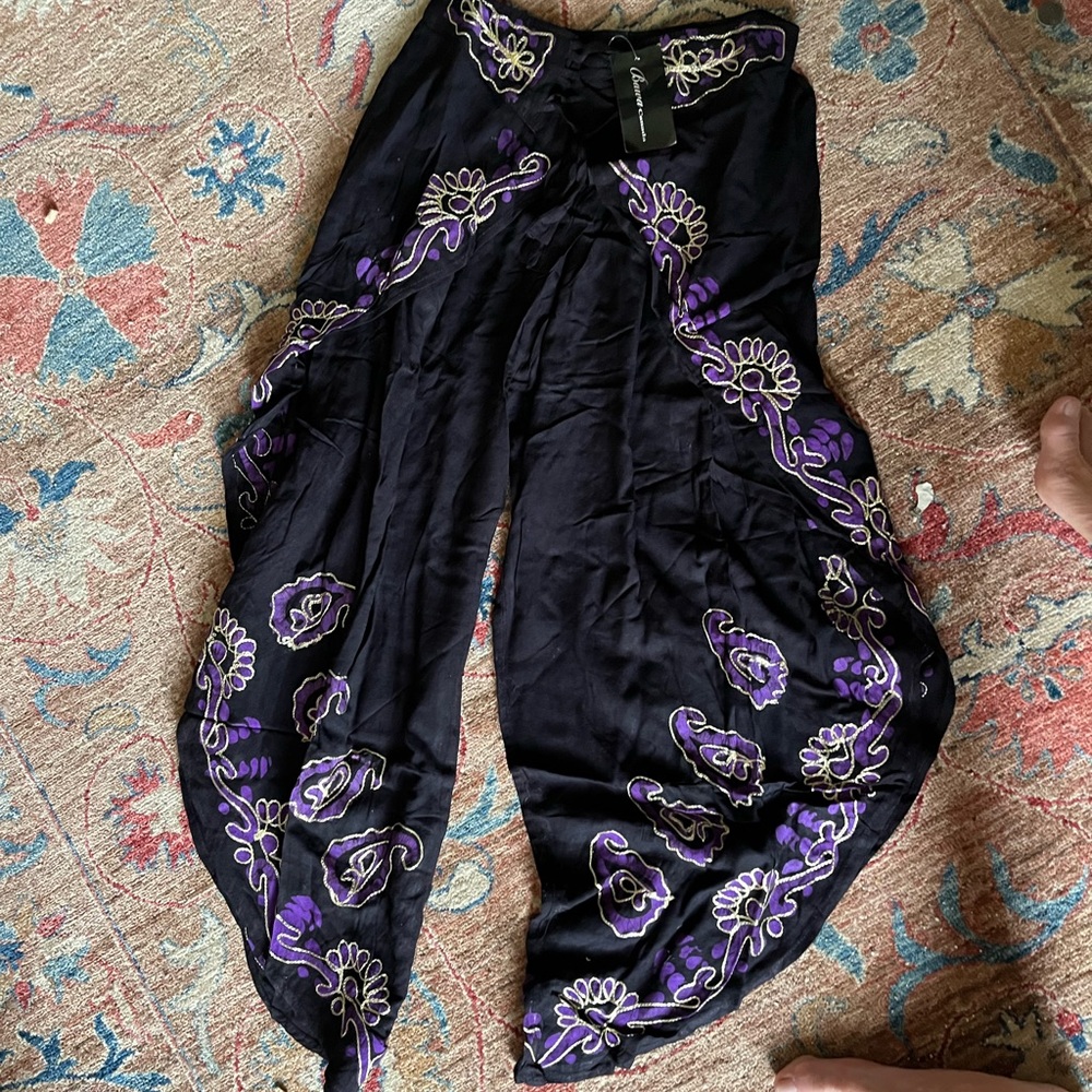 Beautiful hand stitched Harim pants  made of soft cotton OS